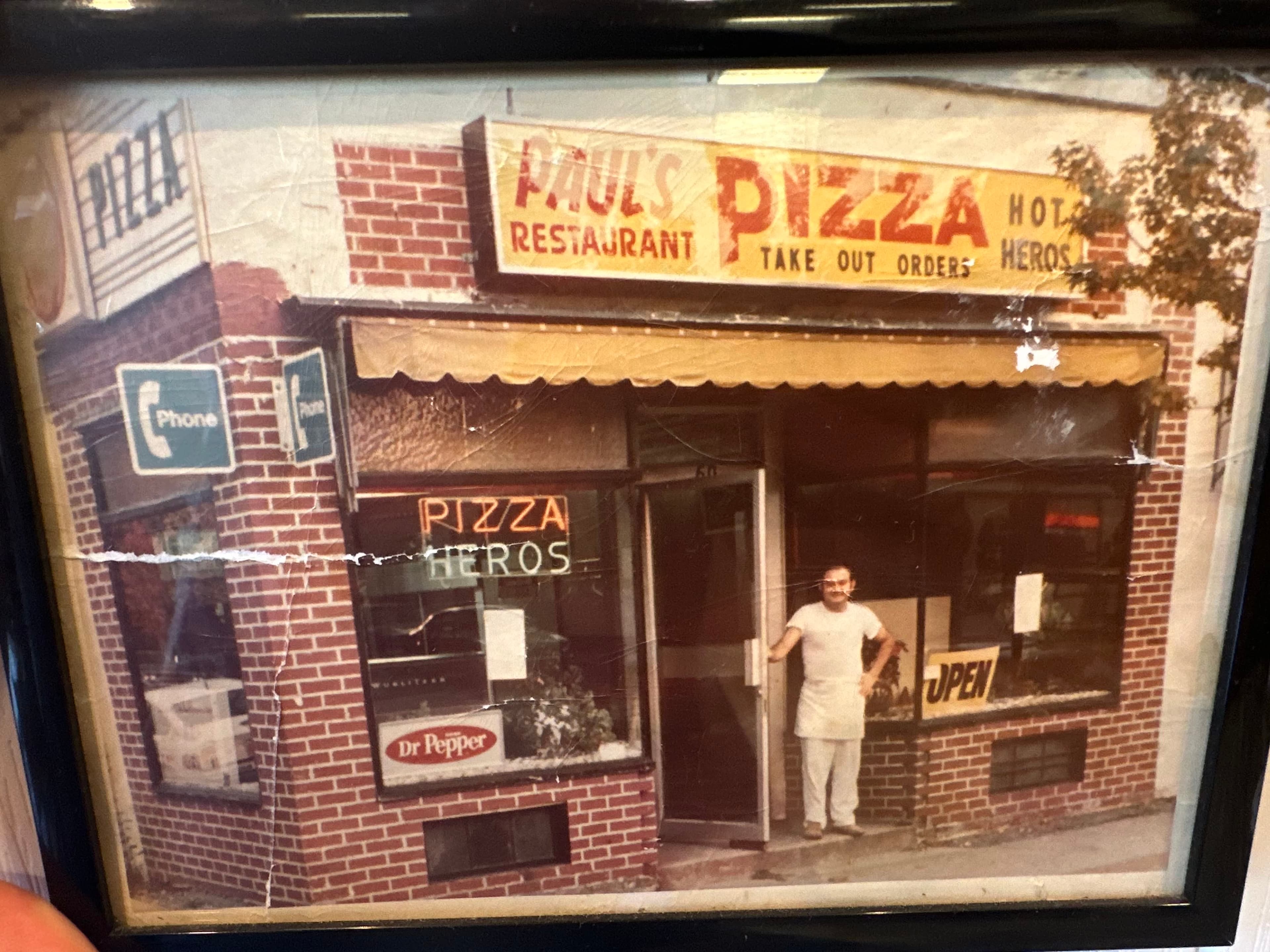 Our family's original restaurant, Paul's Pizza in Greenlawn, NY
